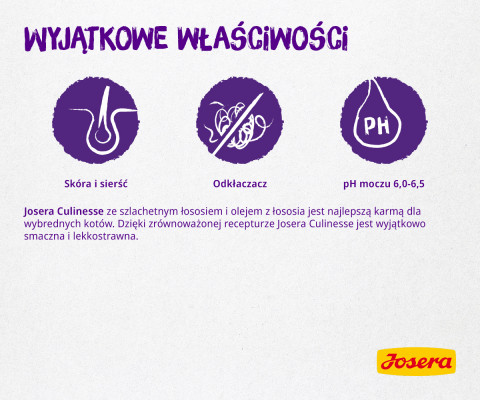 Josera Culinesse suché krmivo pro kočky 2 kg Dospělý jedinec Drůbež, Losos - Fotogalerie 4