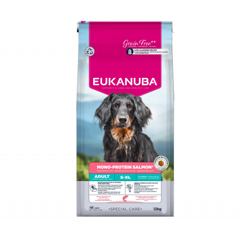 EUKANUBA Special Care Mono-Protein Adult, losos – suché krmivo pro psy – 12kg - Fotogalerie 1