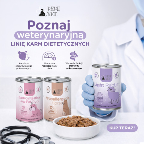 PAKA ZWIERZAKA Pepe Vet Hypoallergenic Mono Horse - vlhké krmivo pro psy - 6x400g - Fotogalerie 2