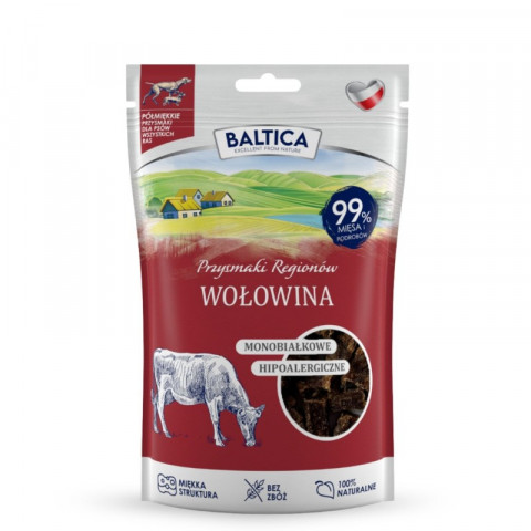 BALTICA Przysmaki regionów Monoprotein Beef - pamlsek pro psa - 80g - Fotogalerie 1