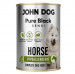 JOHN DOG Pure Black Sensi Hypoallergenic Horse - vlhké krmivo pro psy - 400g - Fotogalerie 1