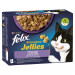  Purina Felix Sensations Mix krůta, makrela, jehněčí, sleď Box - vlhké krmivo pro kočky - 12x85 g - Fotogalerie 1