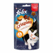 FELIX Crispies Beef, Chicken - suché krmivo pro kočky - 45 g - Fotogalerie 1