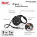Flexi New CLASSIC 5 m Černá Pes Zatahovací vodítko - Fotogalerie 6