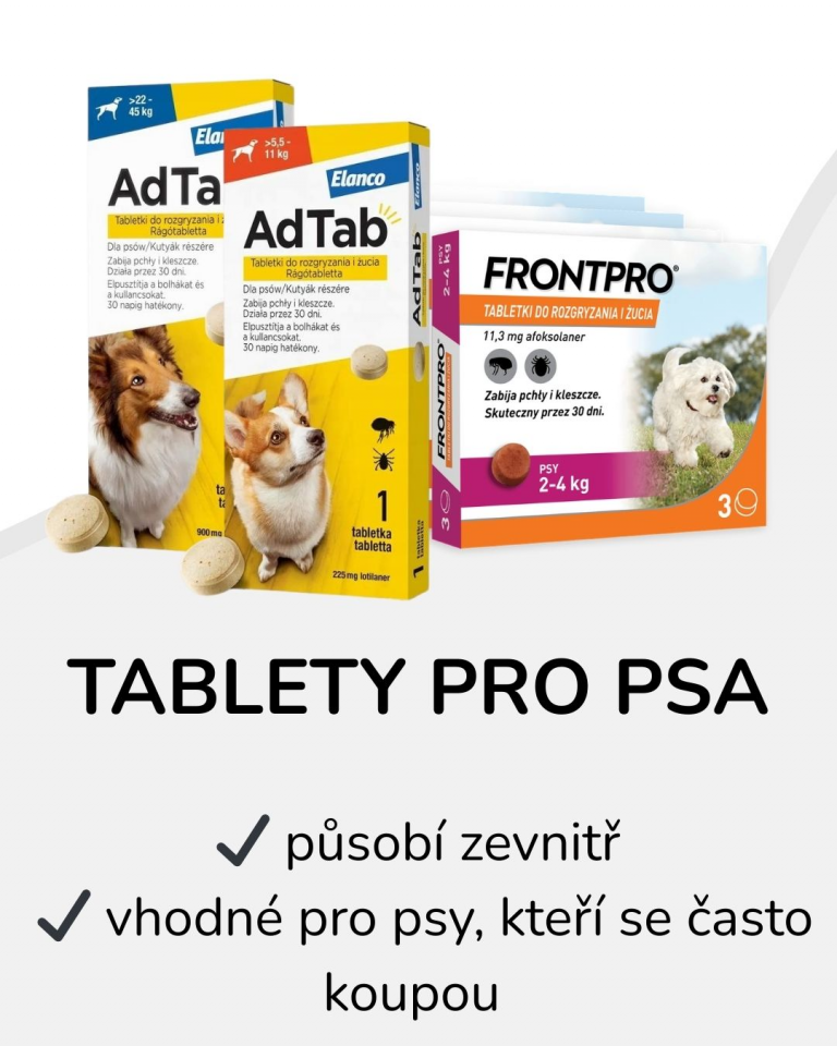 tablety pro psa