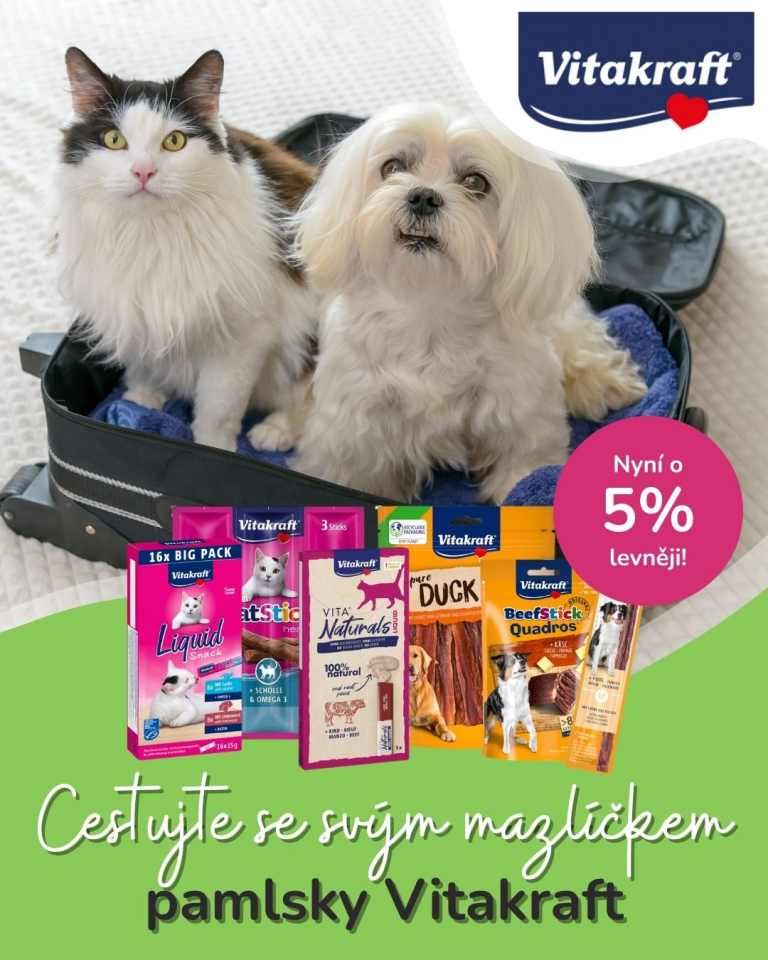 [OFERTA SPECJALNA] Kwiecień Podróż z pupilem Vitakraft