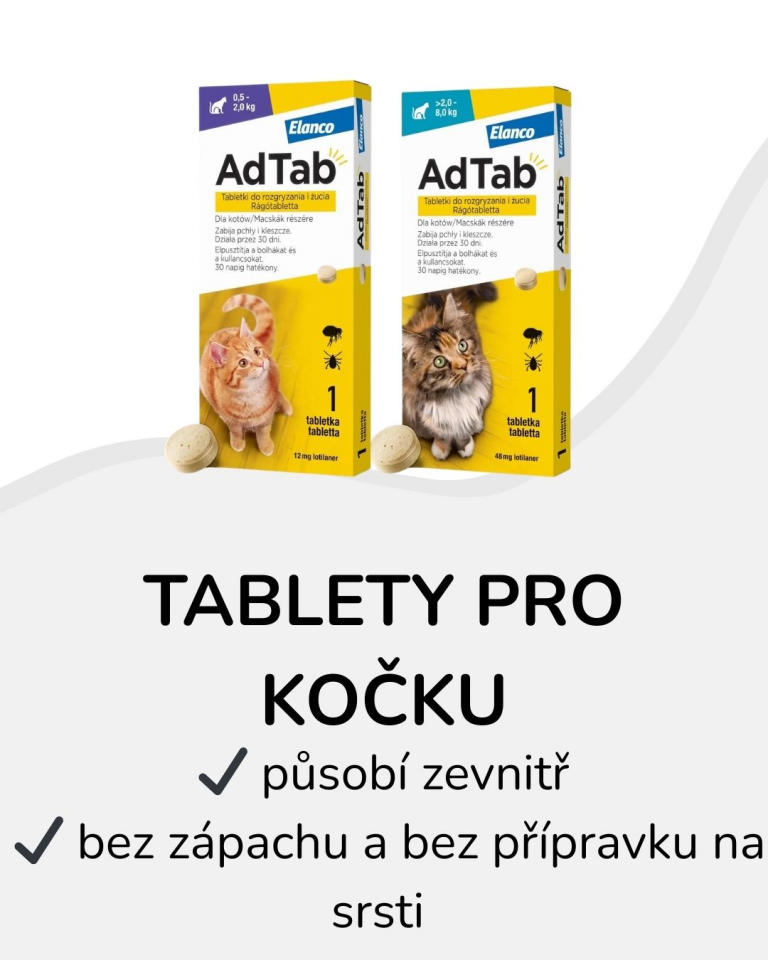 tablety pro kocku