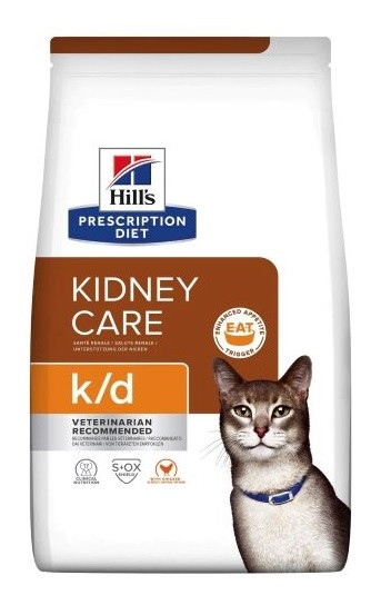 Hill's Prescription Diet Feline k/d Kidney Care – suché krmivo pro kočky s onemocněním ledvin – 3kg - foto 2