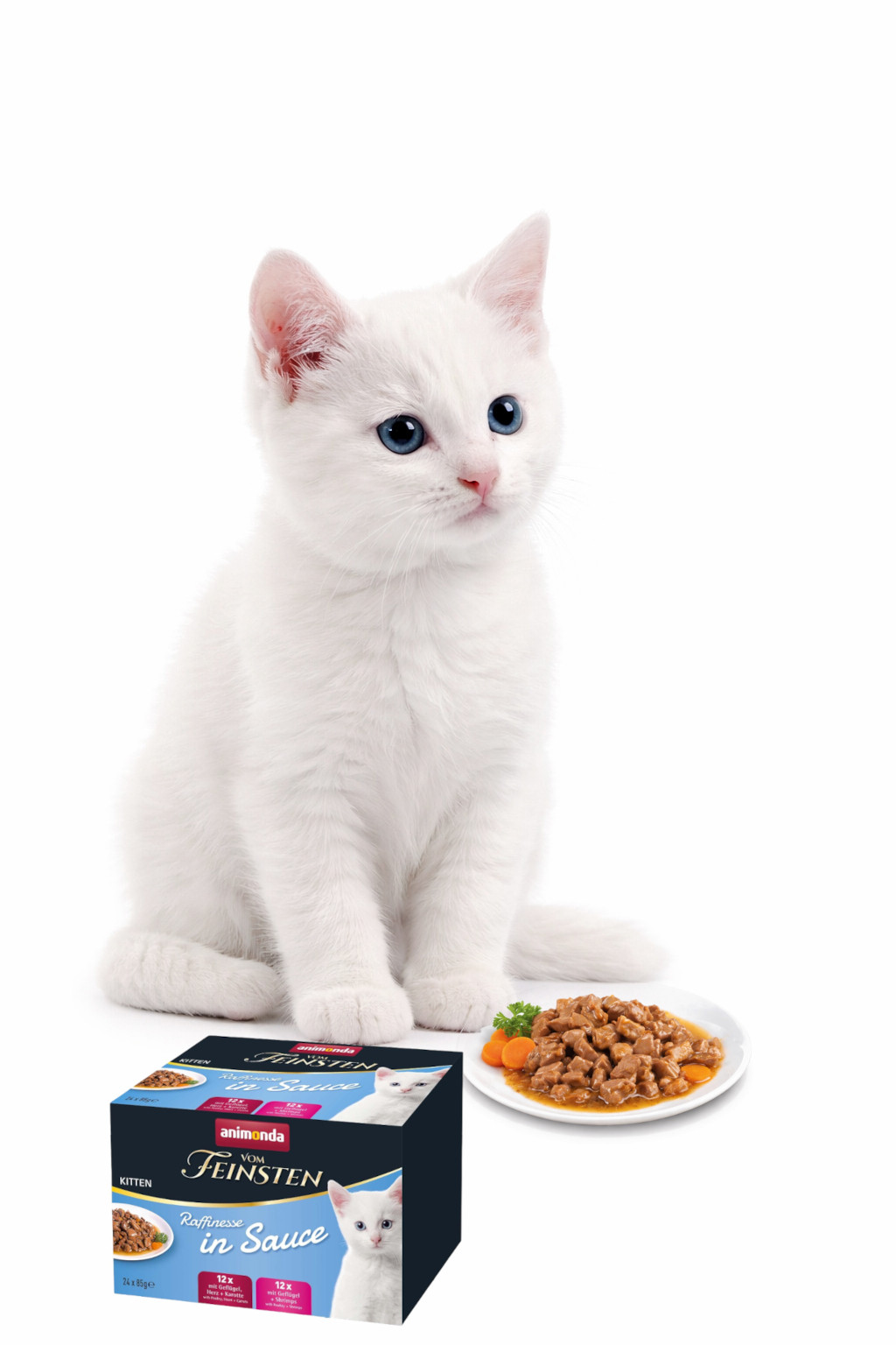 ANIMONDA Vom Feinsten Kitten Raffinesse in sauce - mokré krmivo pro kočky - 24x85g - foto 3