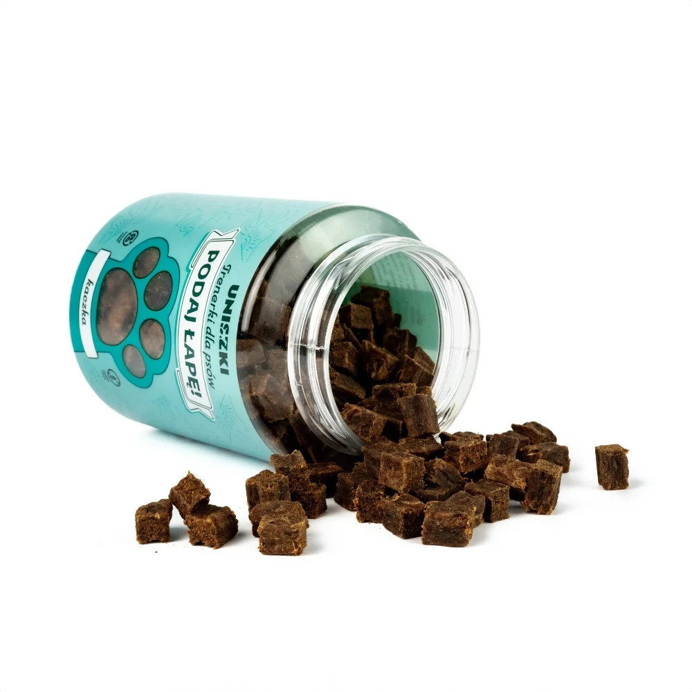 UNISZKI Tréninkové pamlsky Podaj łapę MIX 3 chutí - pamlsek pro psy - 3x210g - foto 16