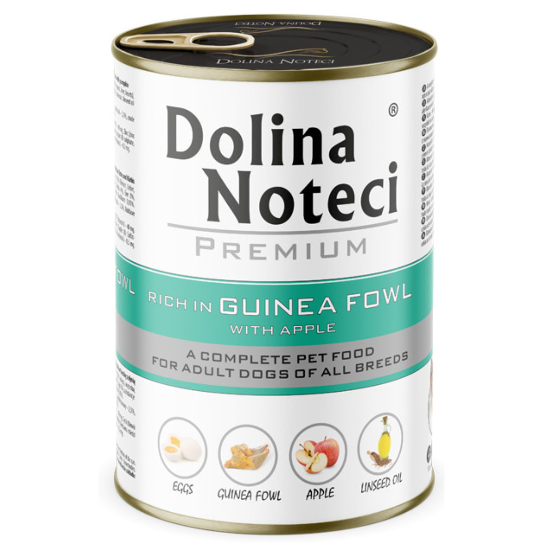 DOLINA NOTECI Premium Rich in guinea fowl with apple - vlhké krmivo pro psy - 400g - foto 1