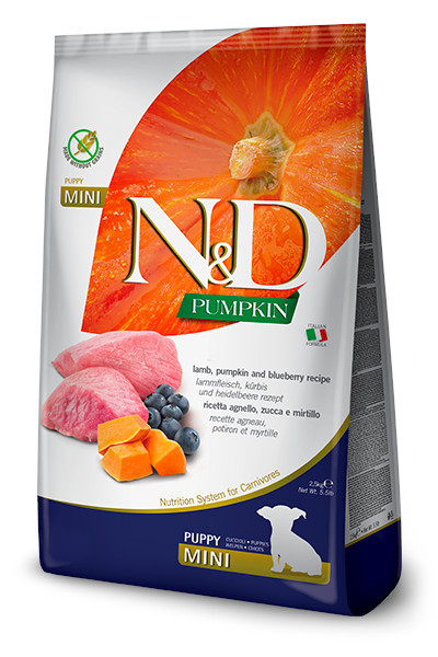 FARMINA N&D Pumpkin Mini Puppy - suché krmivo pro psy - 2,5 kg - foto 2