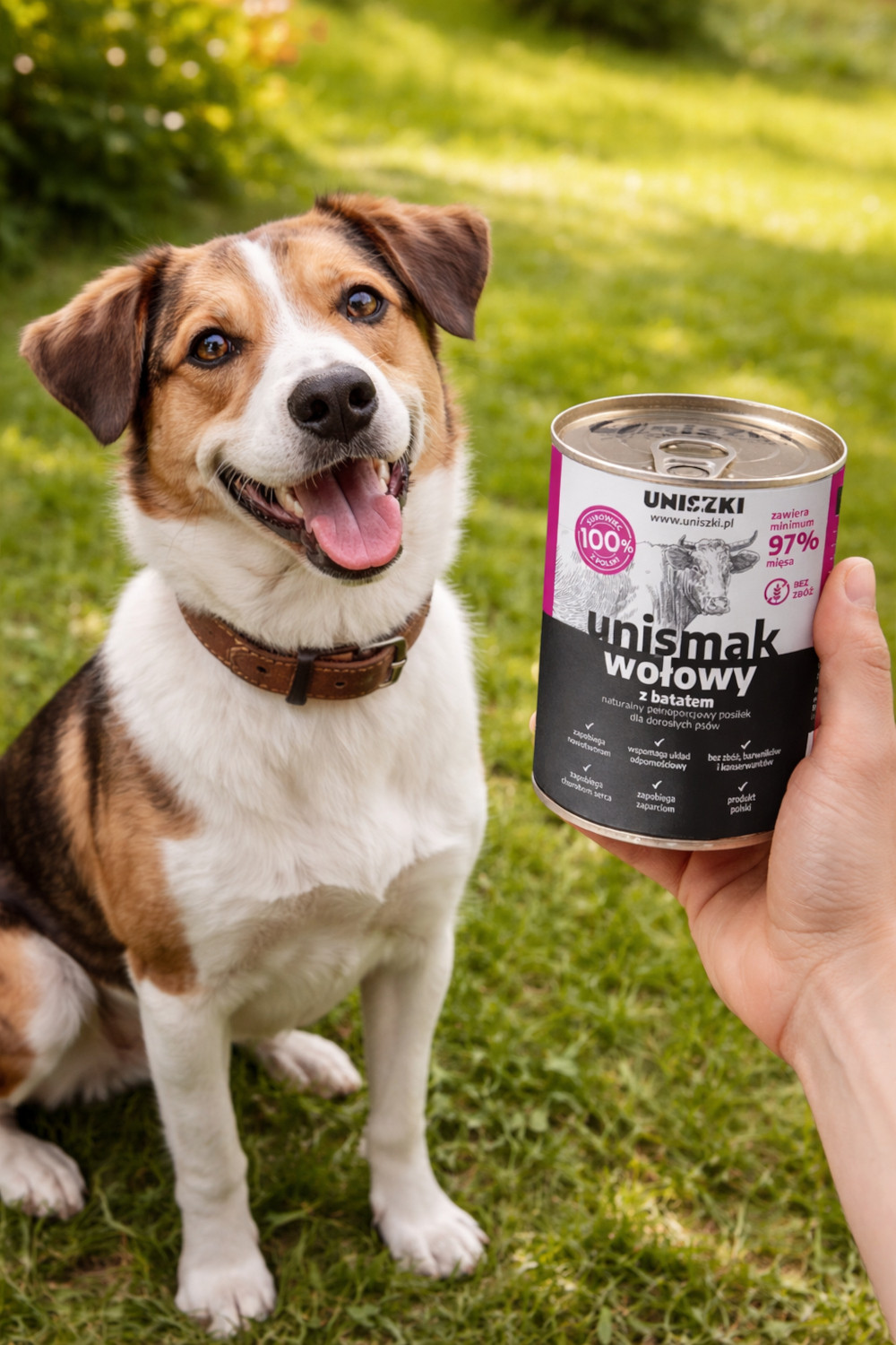 UNISZKI UNIsmak beef with sweet potato - vlhké krmivo pro psy - 400g - foto 3