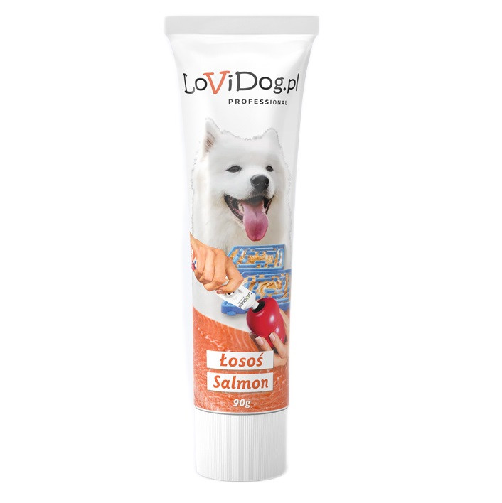 LOVI DOG Salmon pate - pamlsek pro psa - 90g - foto 1
