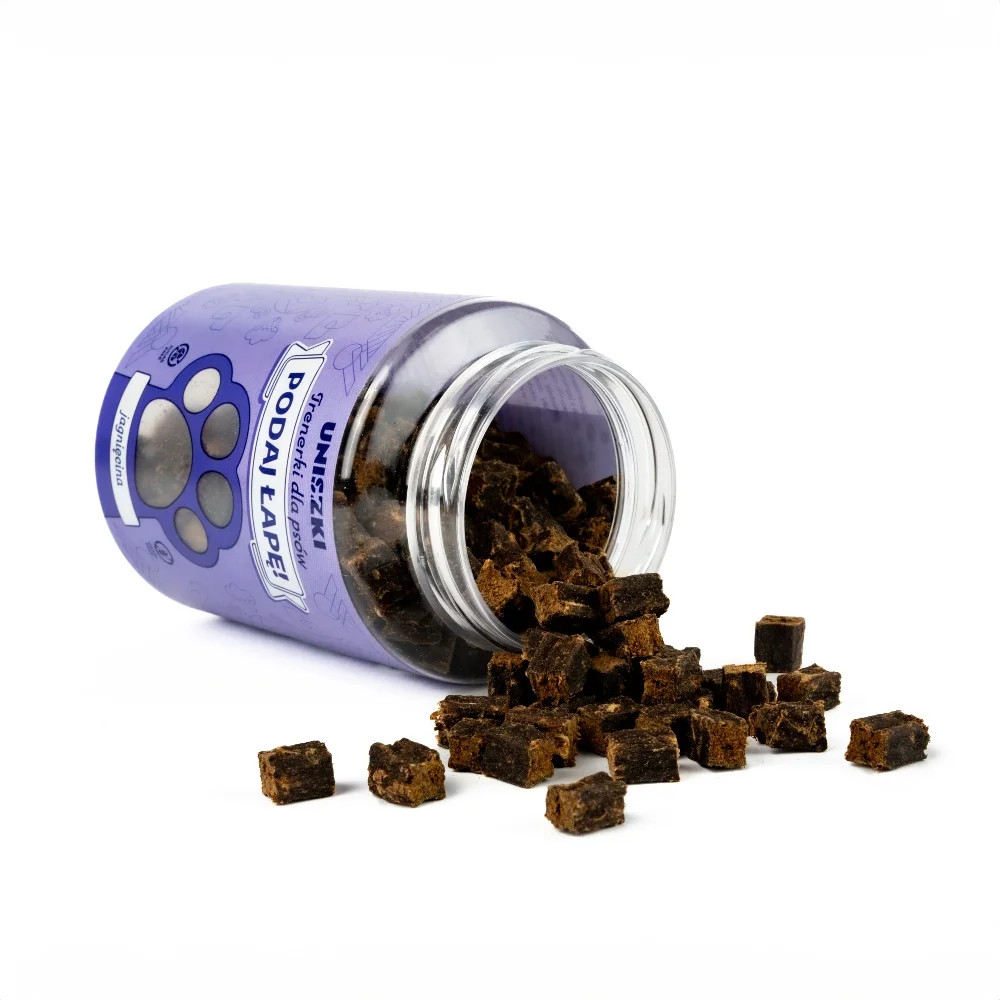 UNISZKI Tréninkové pamlsky Podaj łapę MIX 3 chutí - pamlsek pro psy - 3x210g - foto 8