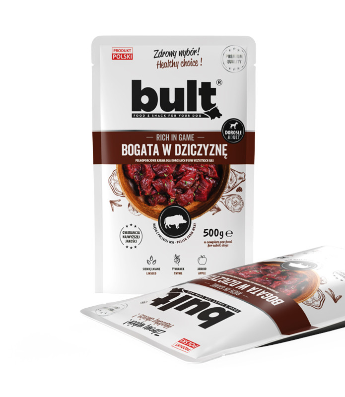 BULT MIX příchutí – mokré krmivo pro psy – 8x500g - foto 3