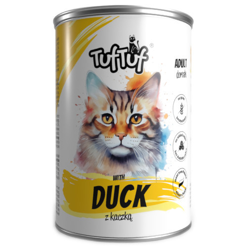 Tuf Tuf Mielonka Mix 3 příchutě - vlhké krmivo pro kočky - 24x400g - foto 6