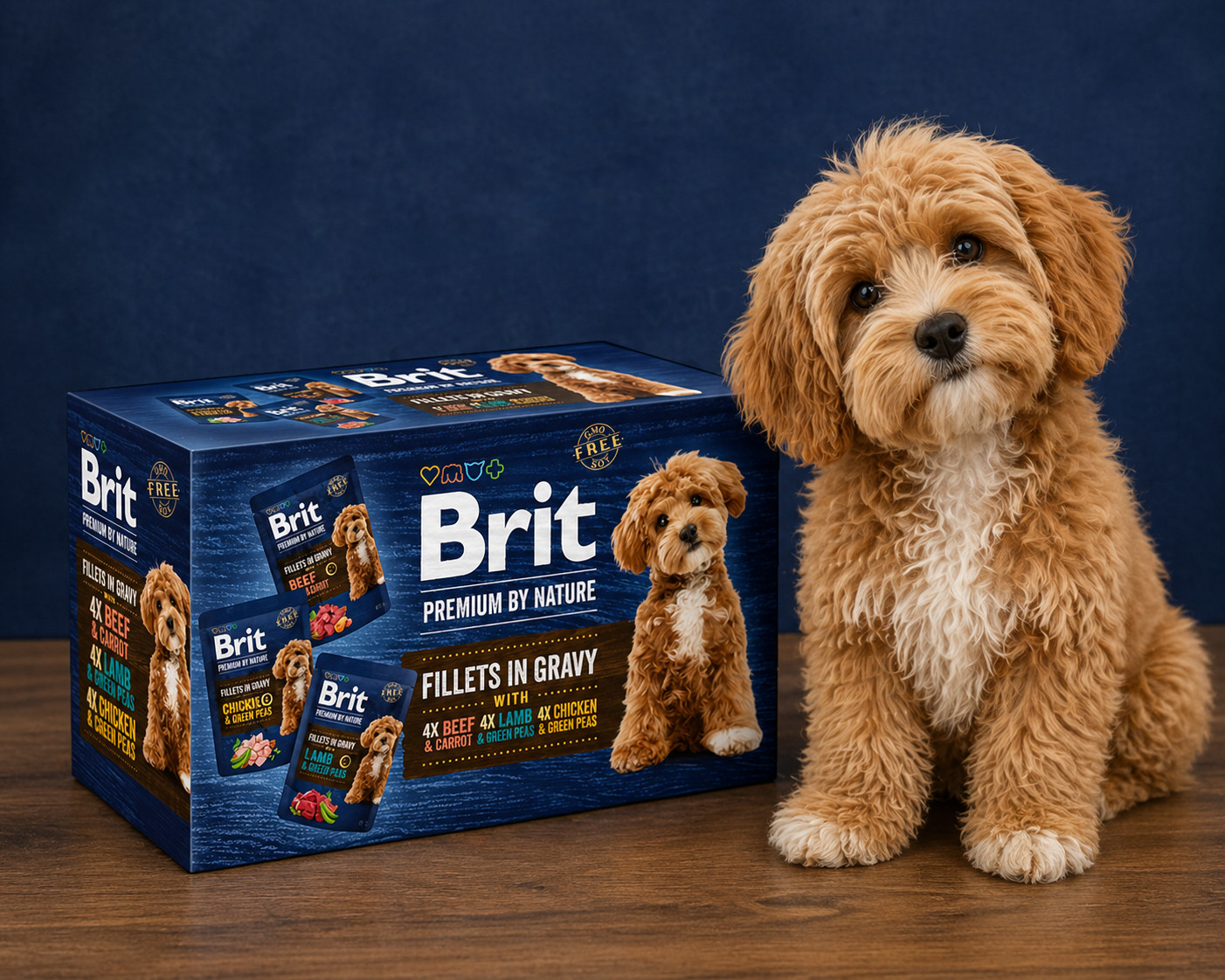 BRIT Premium by nature Dog Filets in gravy Kuře, jehněčí, hovězí - mokré krmivo pro psy - 12x85g - foto 2