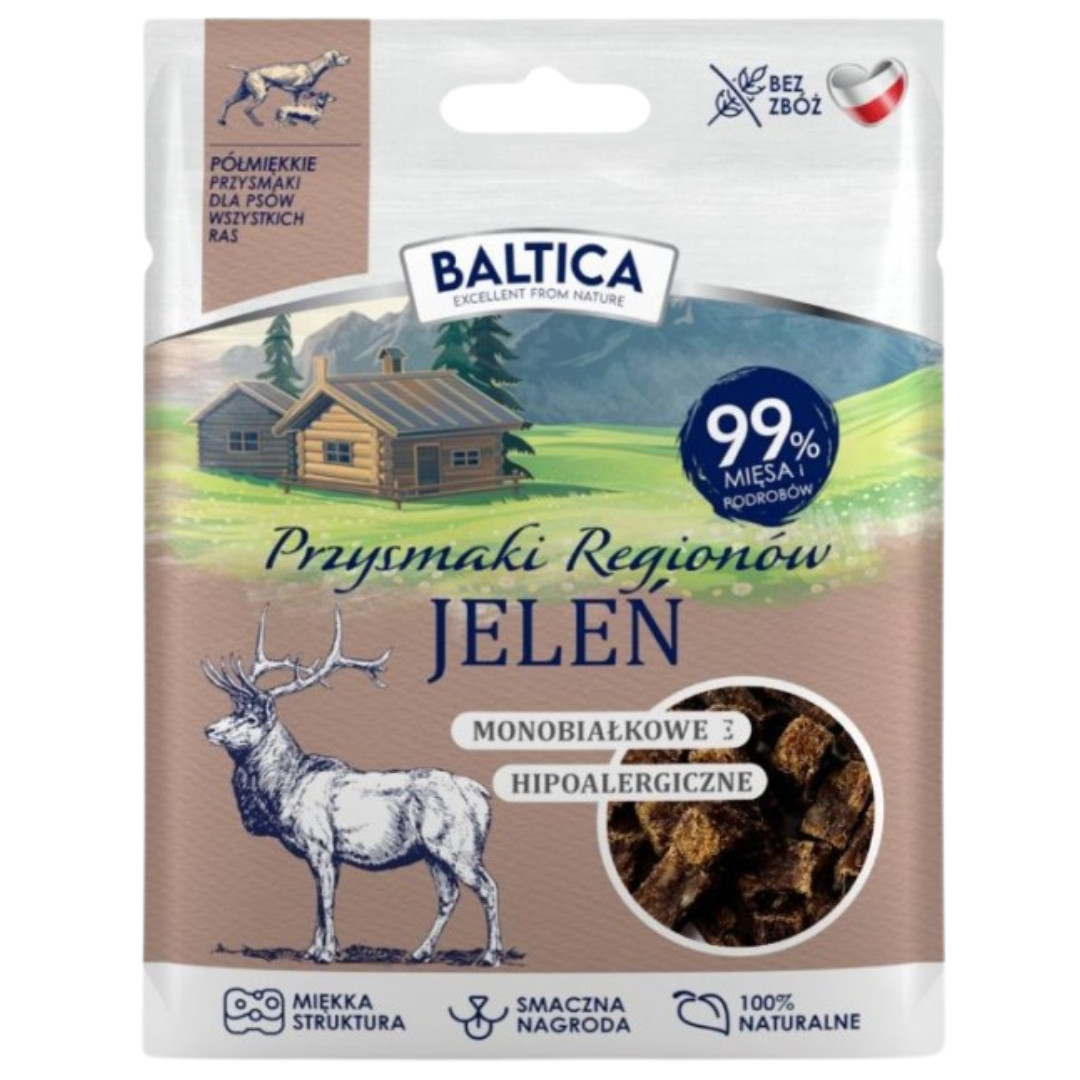 BALTICA Przysmaki regionów Mono Deer - pamlsek pro psa - 30g - foto 1