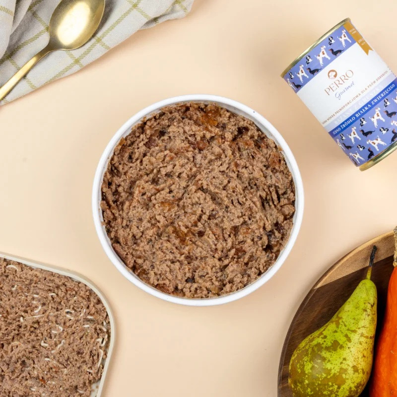 PERRO Gourmet Pheasant with pear - vlhké krmivo pro psy - 400g - foto 2