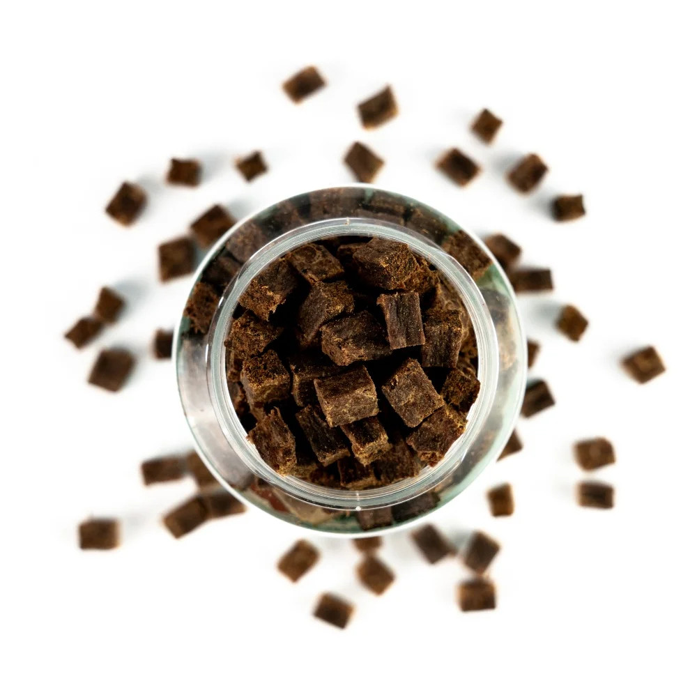 UNISZKI Tréninkové pamlsky Podaj łapę MIX chutí - pamlsek pro psy - 10x150g - foto 21