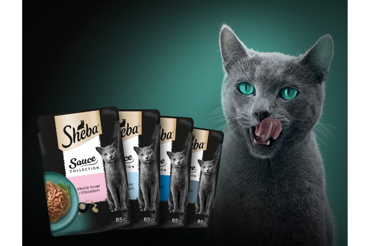 SHEBA Sauce Collection Kolekce rybích příchutí - mokré krmivo pro kočky - 40x85 g - foto 2
