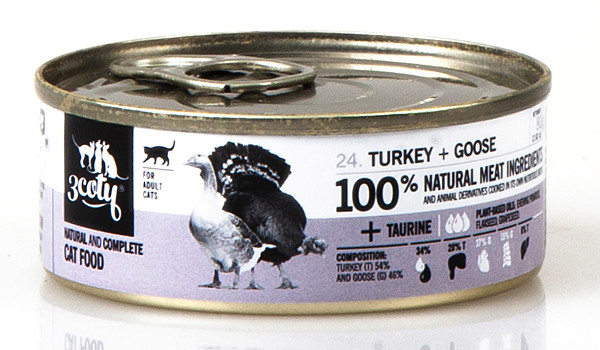 3COTY Turkey with goose - mokré krmivo pro kočky - 80g - foto 9