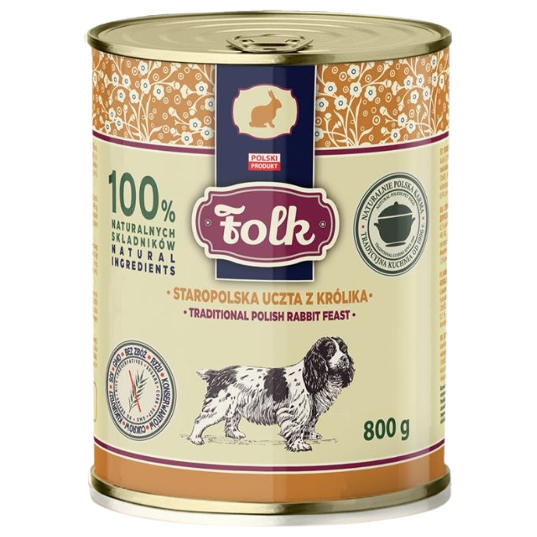 FOLK MIX 3 příchutě – mokré krmivo pro psy – 6x800g - foto 1