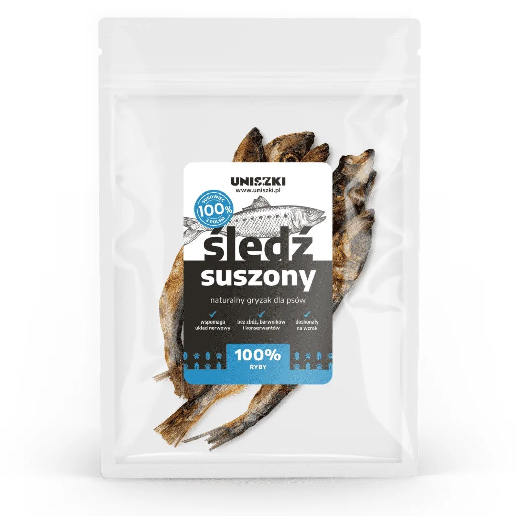 UNISZKI Sušený sleď – pamlsek pro psy – 50 g - foto 1