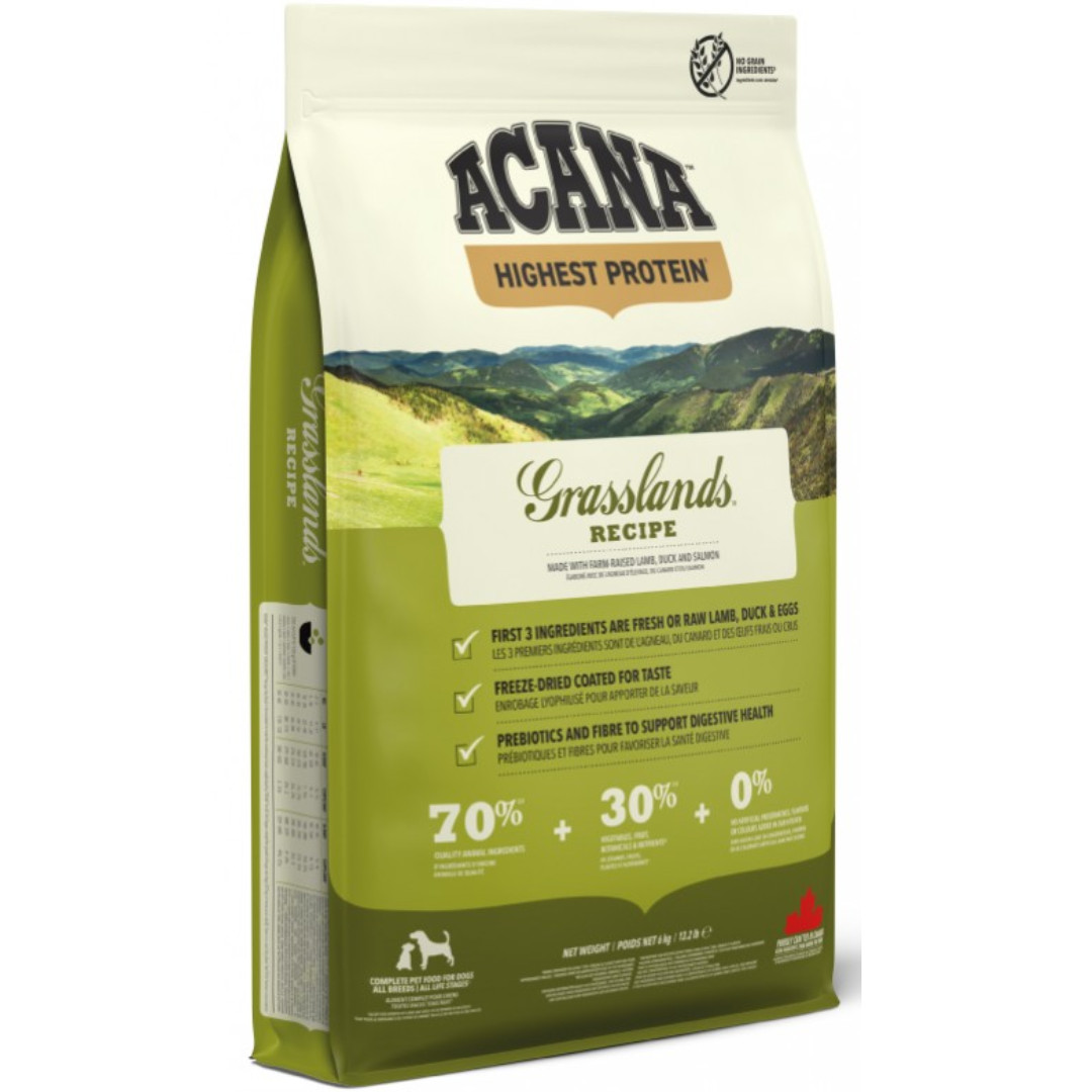 ACANA Highest Protein Grasslands - suché krmivo pro psy - 6kg - foto 1