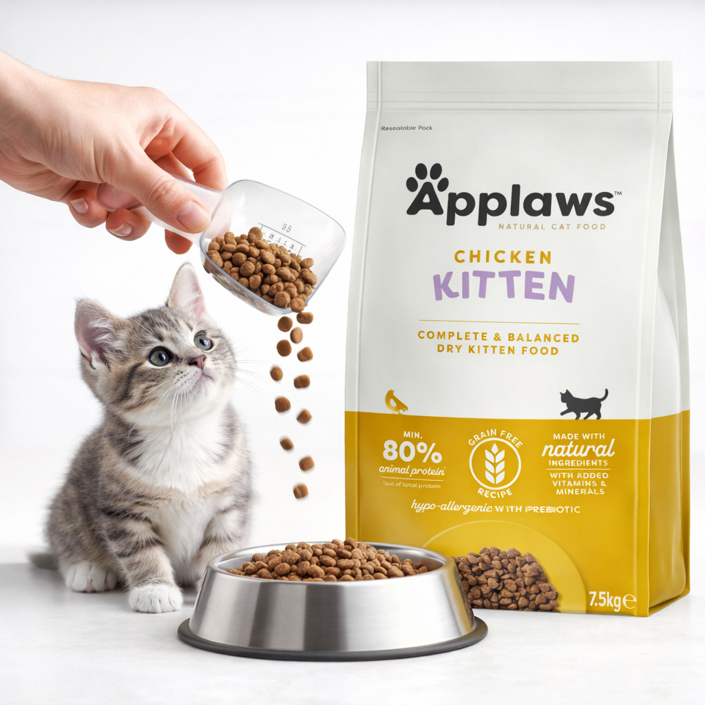 APPLAWS Kitten Chicken - suché krmivo pro kočky - 7,5kg - foto 2