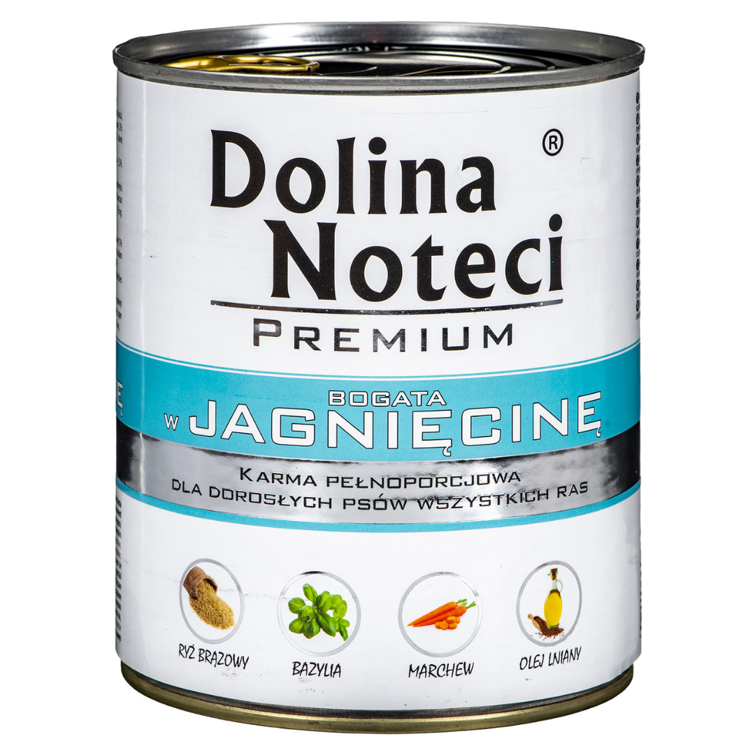 DOLINA NOTECI Premium Rich in lamb - Mokré krmivo pro psy - 800 g - foto 1