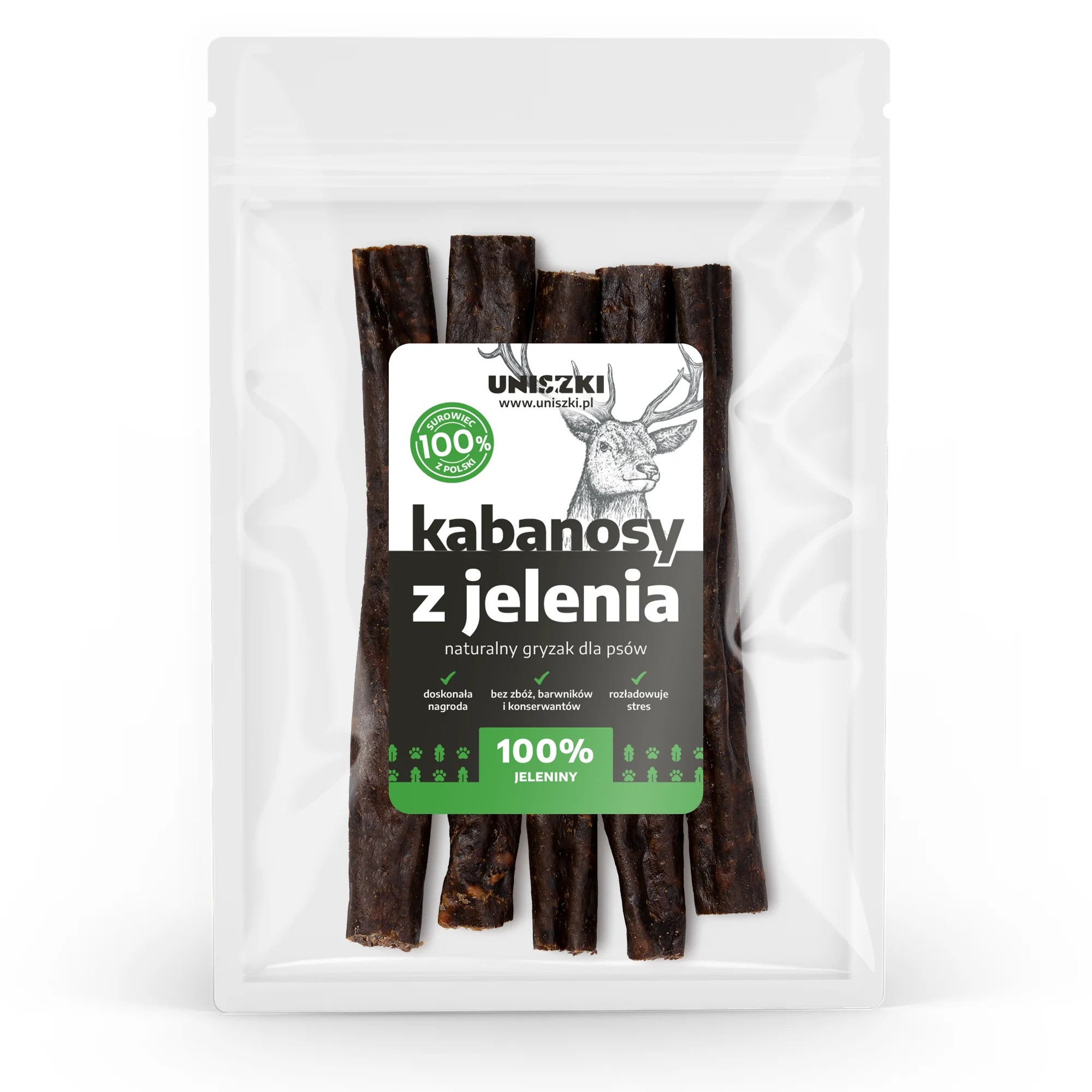 UNISZKI Venison sticks - pamlsek pro psa - 100g - foto 1