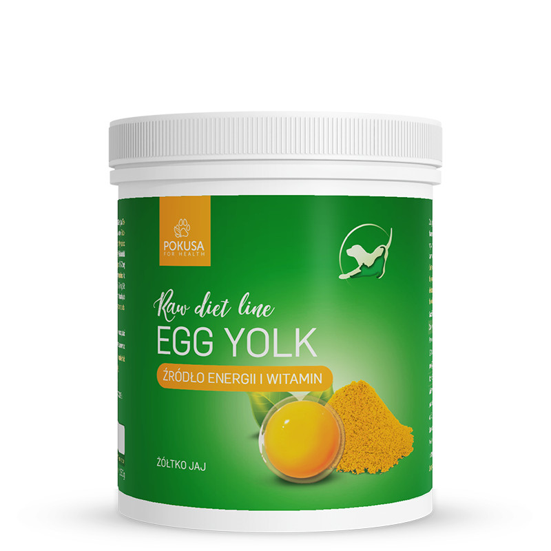 POKUSA Egg Yolk RawDietLine - doplňky stravy pro psy a kočky - 150g - foto 1