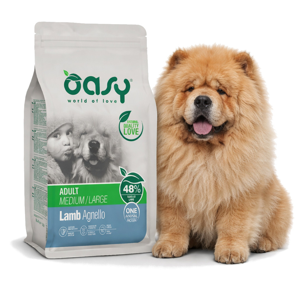 OASY One Animal Protein Adult Medium/Large Lamb - suché krmivo pro psy - 10kg - foto 2