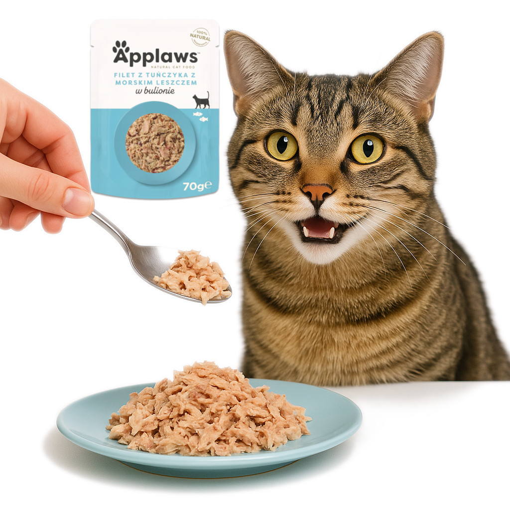 APPLAWS Cat Tuna MIX in broth and jelly - mokré krmivo pro kočky - 10x70g - foto 6