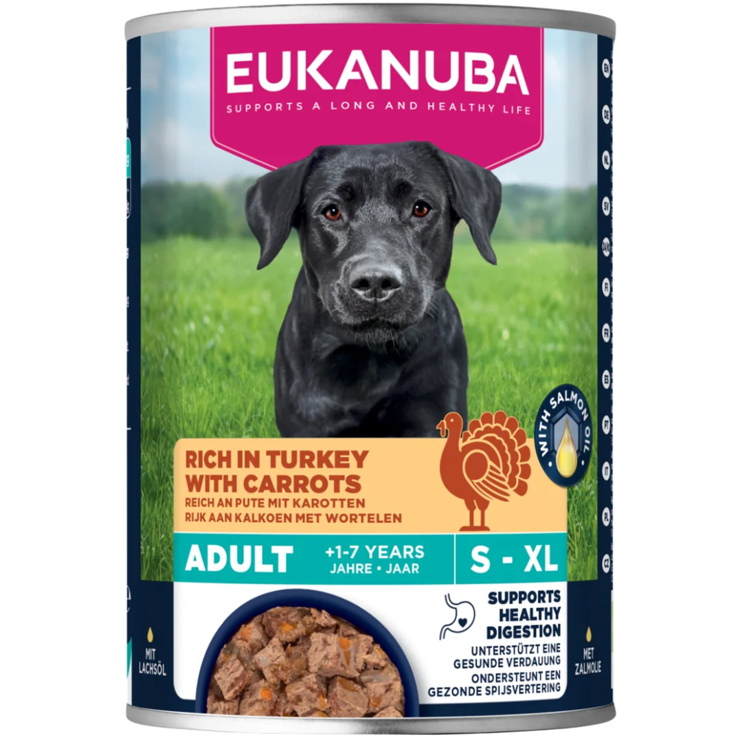 EUKANUBA Life Care Rich in turkey and carrots - vlhké krmivo pro psy - 400g - foto 1