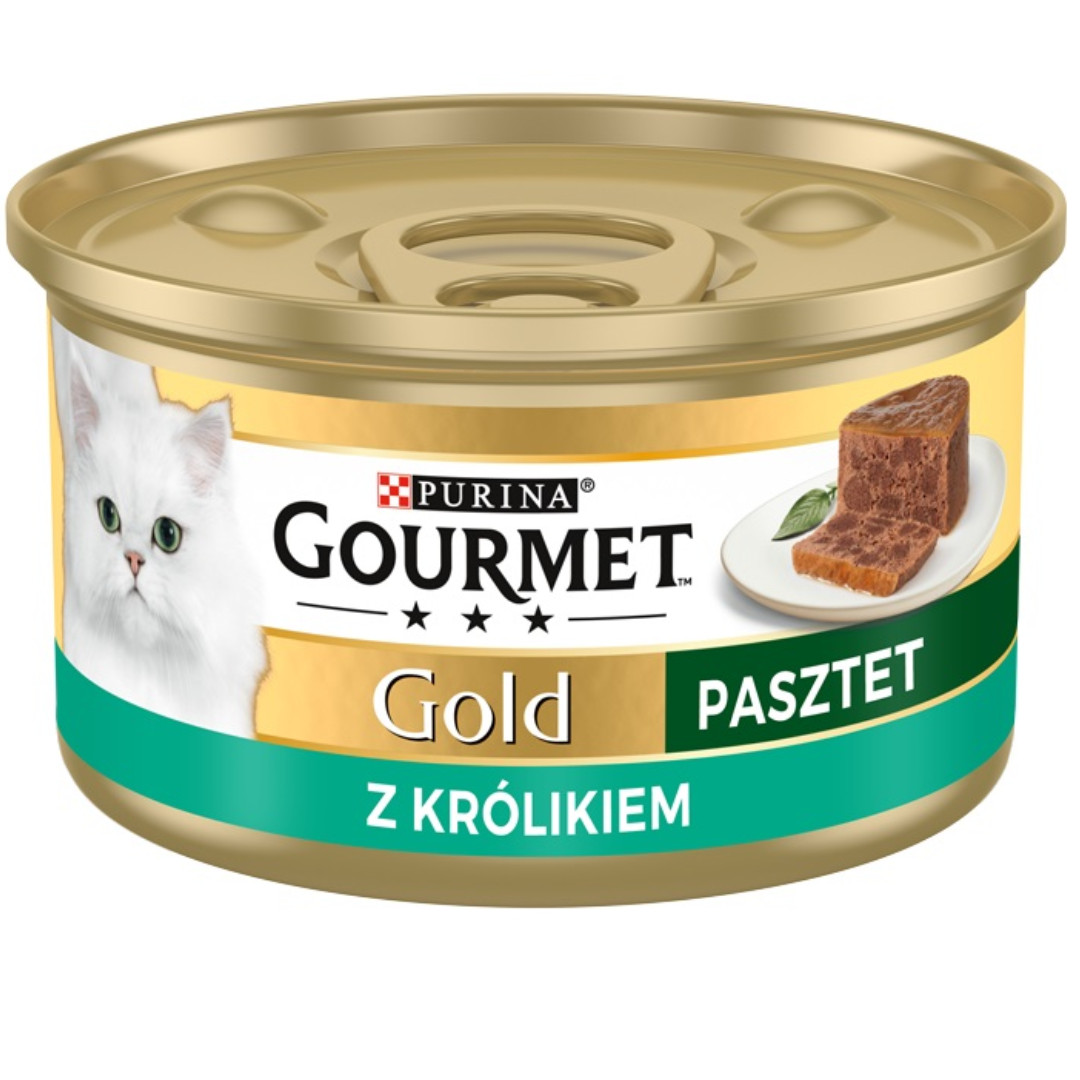 GOURMET Gold Rabbit - mokré krmivo pro kočky - 85g - foto 1