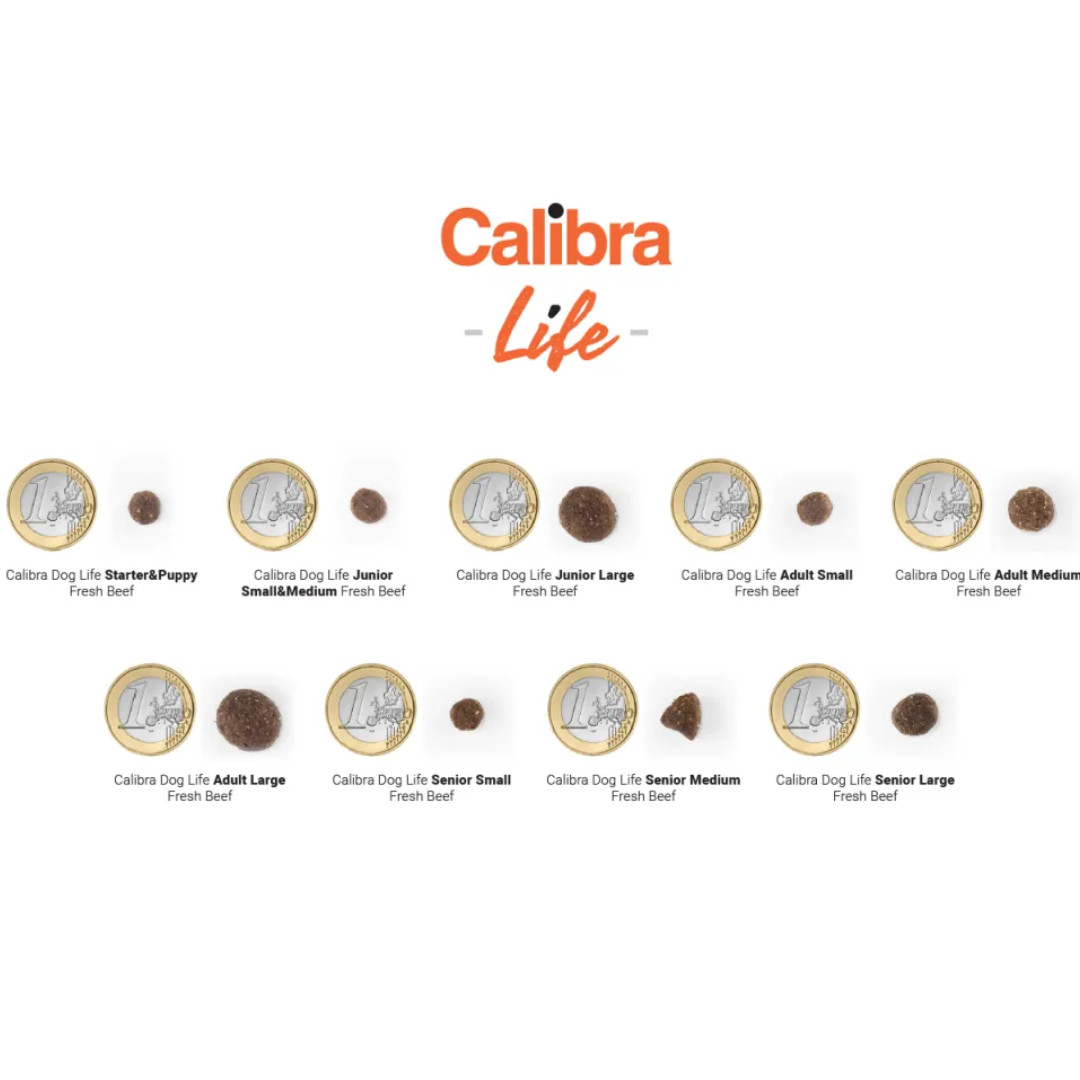 CALIBRA Dog Life Adult Medium Fresh Beef - suché krmivo pro psy - 12kg - foto 2