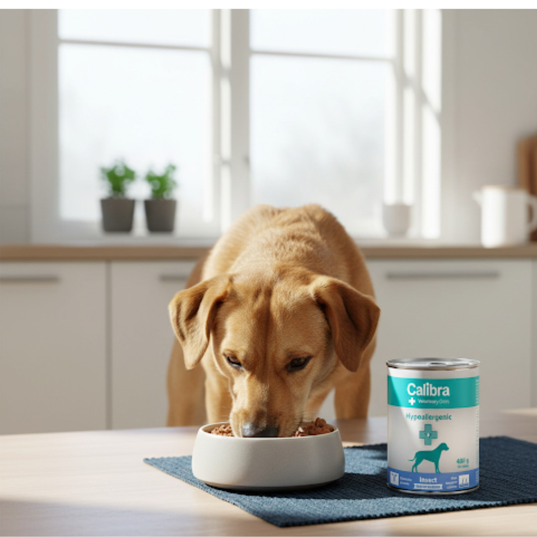 CALIBRA VD Dog Hypoallergenic Insect&Salmon - vlhké krmivo pro psy - 400g - foto 3