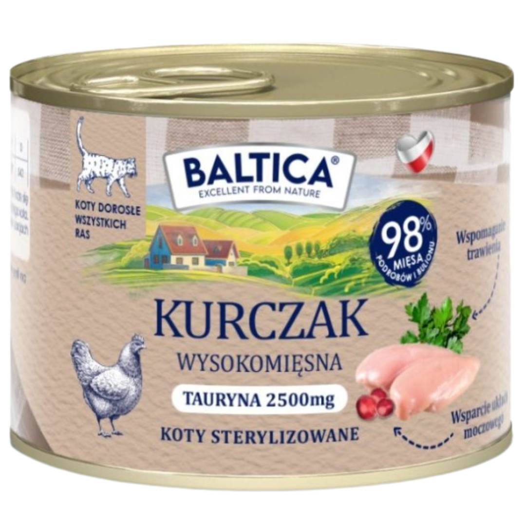 BALTICA Chuť regionů Mono MIX PŘÍCHUTÍ - mokré krmivo pro kočky - 6x185g - foto 1