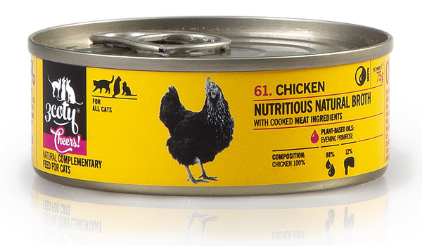 3COTY Chicken Cheers! - mokré krmivo pro kočky - 24x75g - foto 9