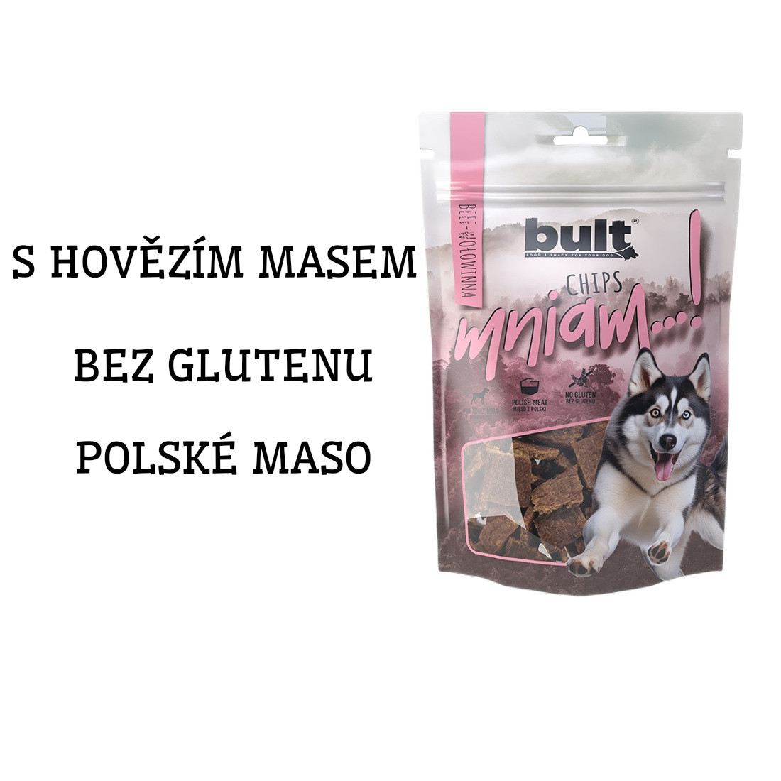 BULT Chipsy MIX 4 příchutí – pochoutka pro psy – 4x100g - foto 8