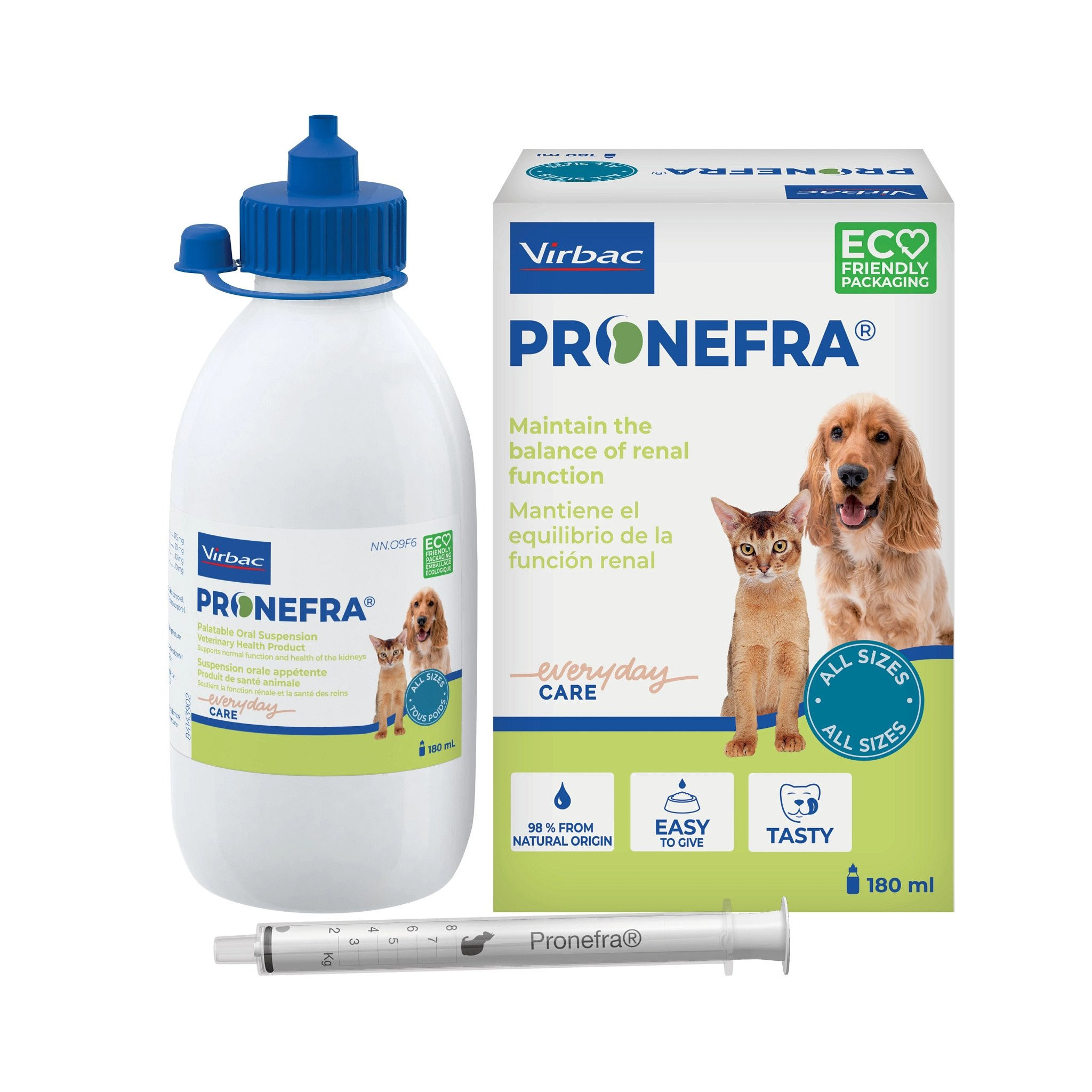 VIRBAC Pronefra Kidney support - doplňky stravy pro psy a kočky - 180ml - foto 2