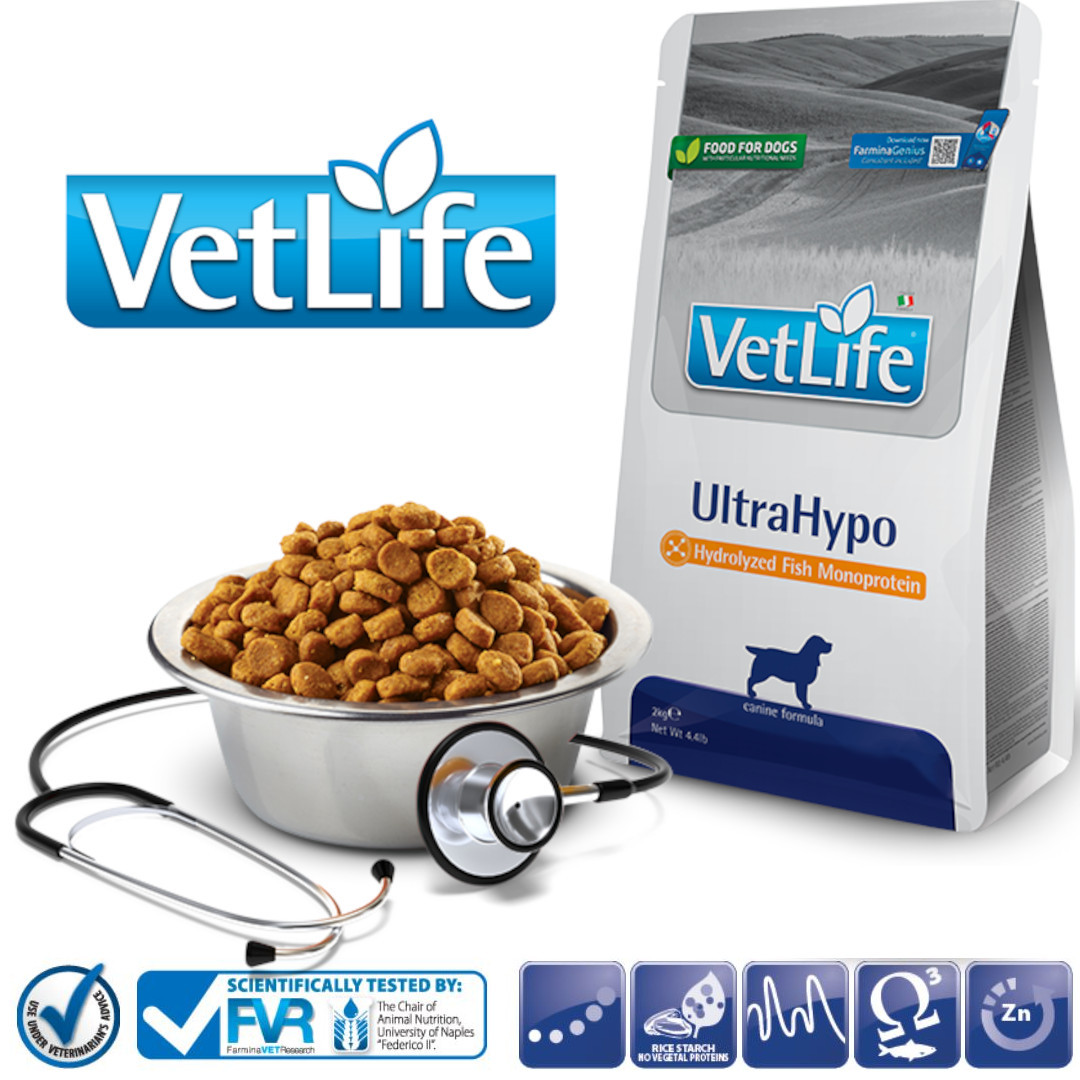 FARMINA Vet Life UltraHypo Canine – suché krmivo pro psy – 2 kg - foto 2