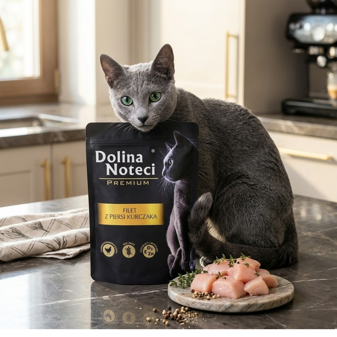 DOLINA NOTECI Premium Chicken breast fillet - mokré krmivo pro kočky - 85g - foto 2