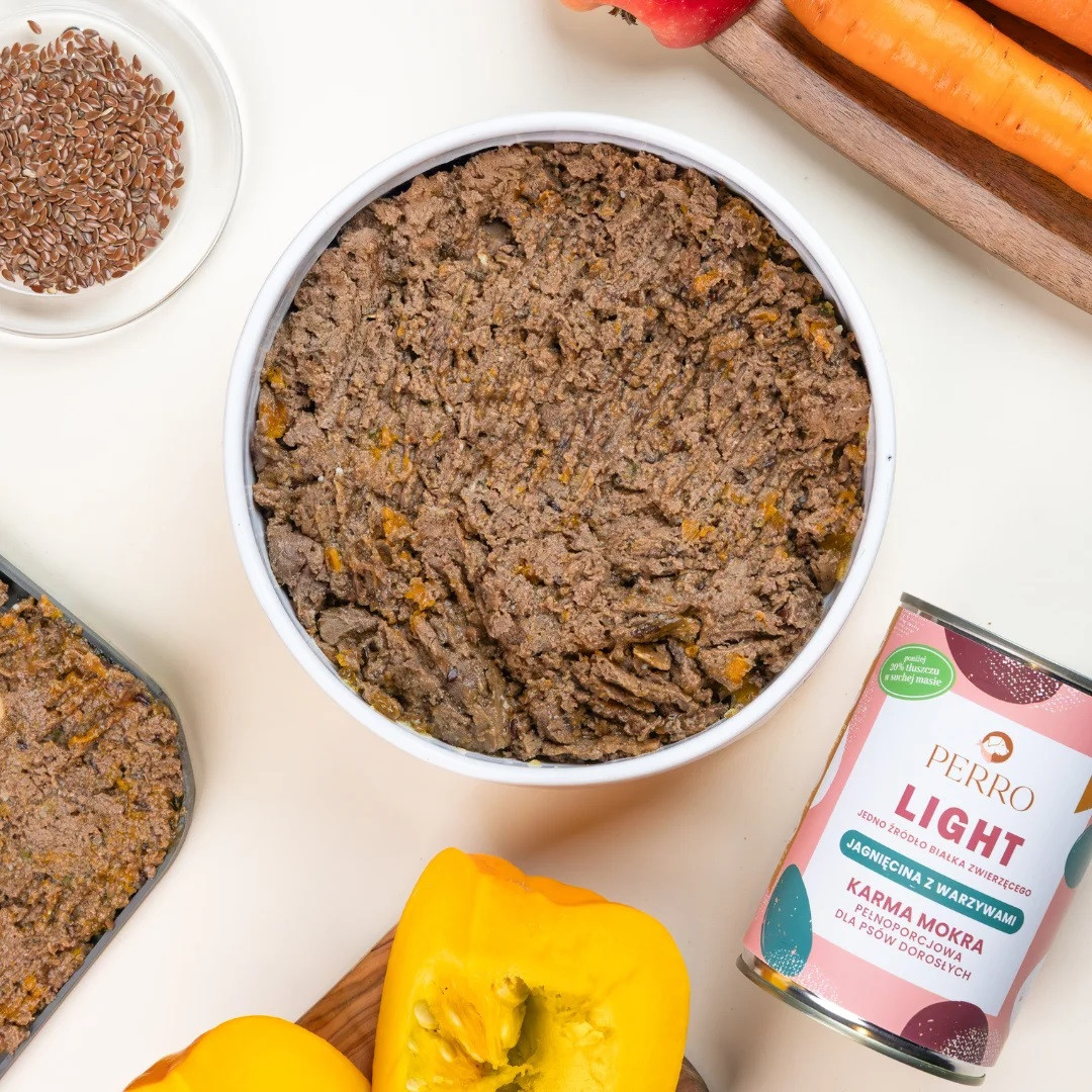 PERRO Light Lamb with vegetables - vlhké krmivo pro psy - 400g - foto 3