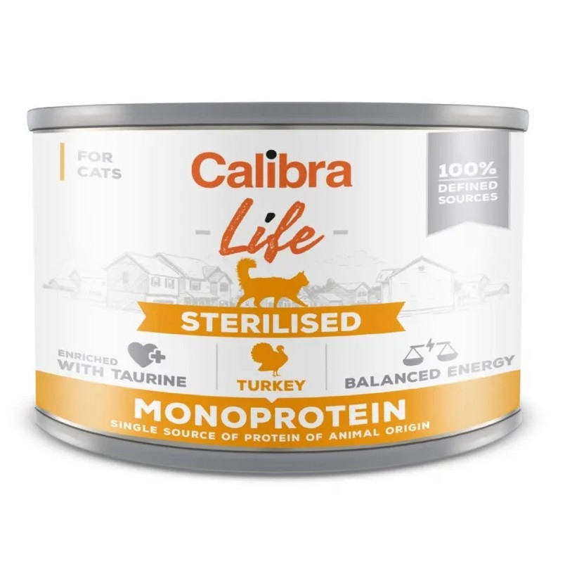CALIBRA Cat Life Sterilised Turkey - mokré krmivo pro kočky - 6x200g - foto 1