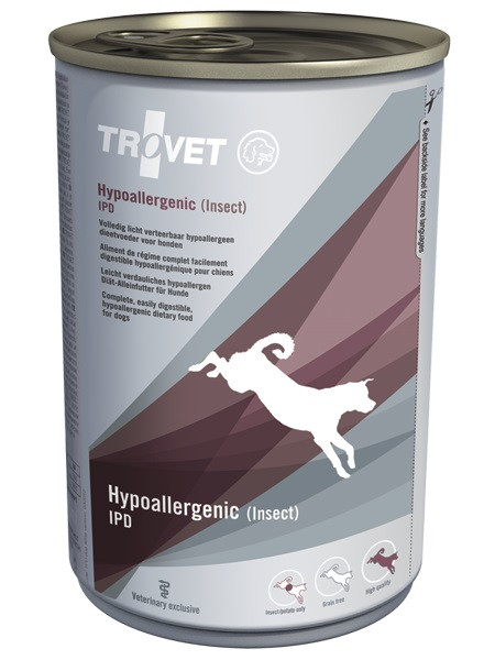 TROVET Hypoallergenic IPD with insect - Mokré krmivo pro psy - 400 g - foto 2