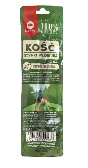 MACED Parmská šunka - žvýkací kost pro psy - 330g - foto 2
